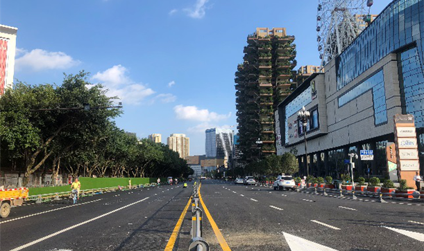 18天，金光路通了！